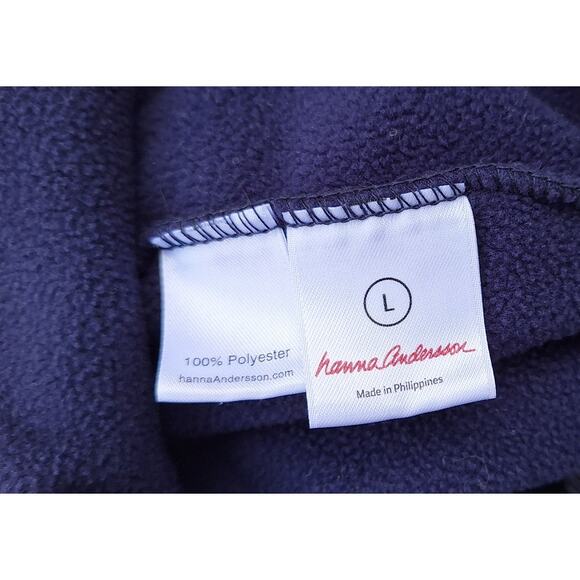 Hanna Andersson Kids  Fleece Hats + Mittens Big Kid L Blue Green Monster - Picture 5 of 6